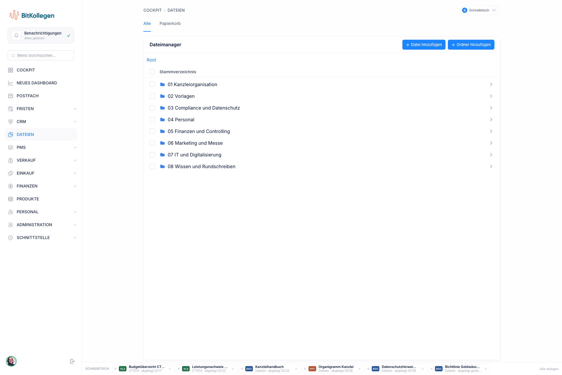 DeskGenie: Dateimanager mit Ordnerstruktur
